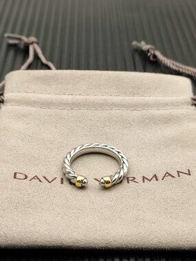 David Yurman Two-Tone Dome Ring